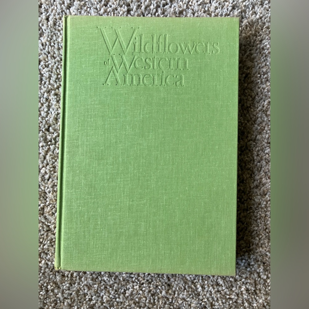 Vintage “Wildflowers of Western America” Hardcover